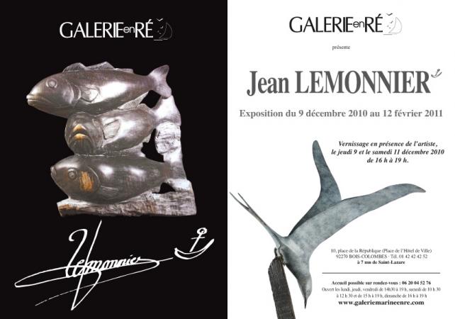 Jean Lemonnier - invitation 2010 jean Lemonnier