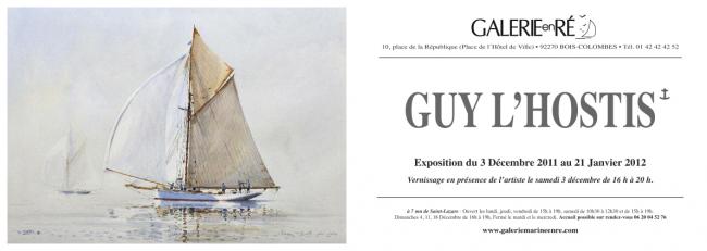Guy LHOSTIS - Carton d'invitation 2011