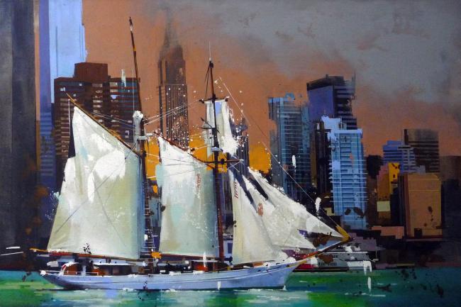 Yong-Man KWON - Les voiles blanches