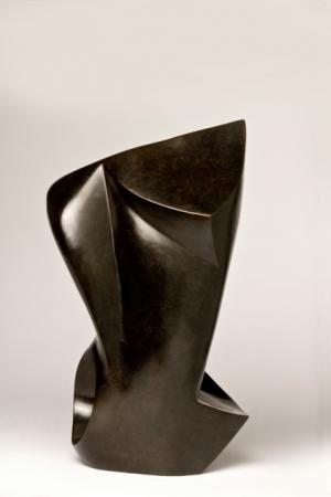 Nathalie MIQUEL AUBERT - les bibis bronze patiné 23x18x 38 cms