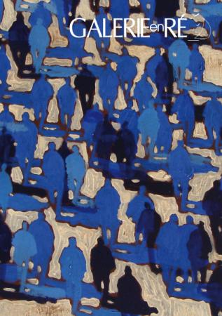 Olivier SUIRE-VERLEY - carton 2014 La marce bleue 40x80