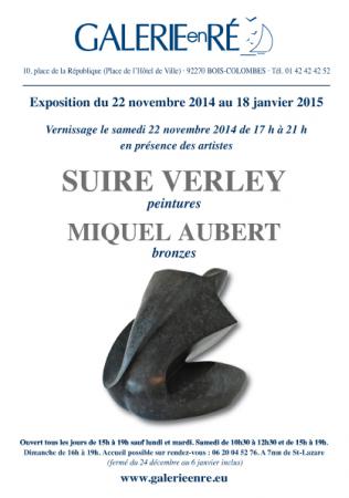 Olivier SUIRE-VERLEY - invitation Suire/Aubert 2014
