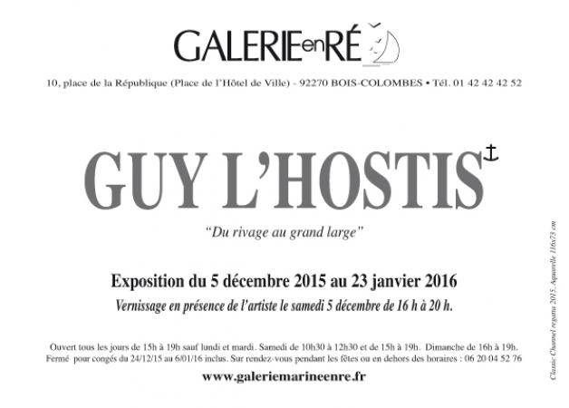 Guy LHOSTIS - invitation 2015