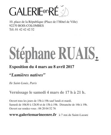 Stephane RUAIS - 2017 Carton vernissage