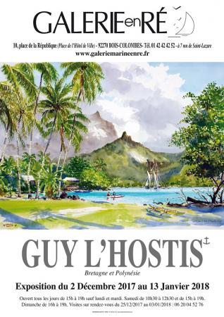 Guy LHOSTIS - 2017 Tahiti affiche