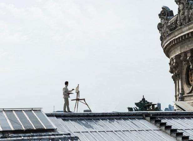 Olivier DESVAUX - Photo sur les toits de l'Opéra