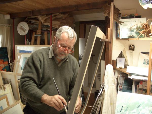 Michel BELLION - Michel Bellion dans son atelier