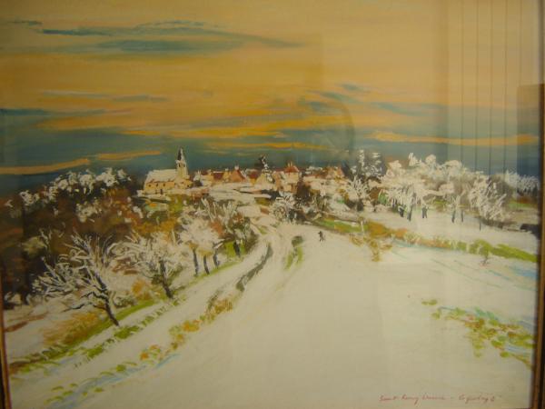 Jacques  COQUILLAY - Saint Rémy sous la neige